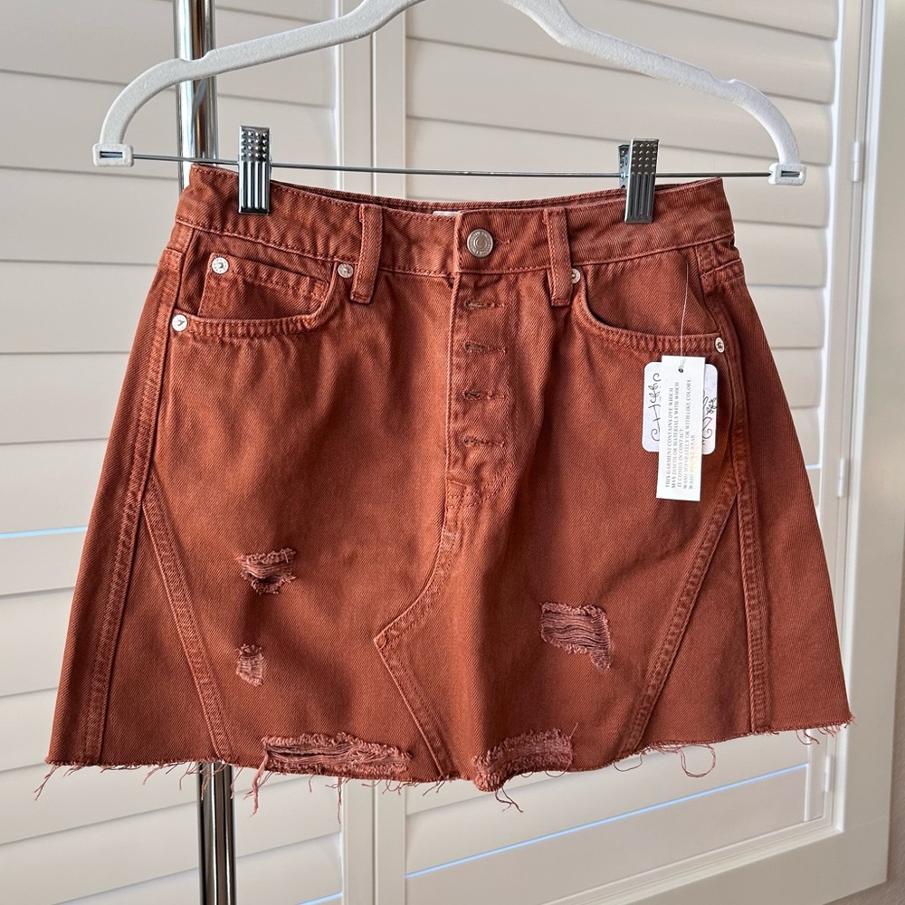 Free People Denim Skirt